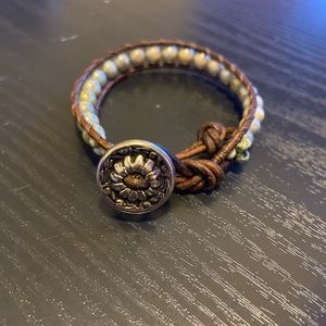 Beaded Leather Bohemian Bracelet